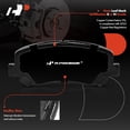 thumbnail image 6 of A-Premium 11.69 inch (296.9mm) Front Drilled and Slotted Disc Brake Rotors + Ceramic Pads Kit Compatible with Select Mazda Models - CX-5 CX5 2016-2021, 6-PC Set, 6 of 8