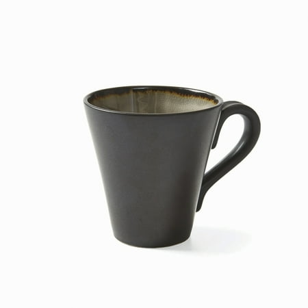 11 Ounce Stoneware - Better Homes & Gardens Bramley Mug, Gray Crackle Glaze, 16 Ounces