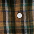 thumbnail image 4 of QUINDOS Mens Shirts,Men Fall And Winter Fashion Casual Plaid Loose Youth Long Sleeve Coat Comfy Work T-shirt, 4 of 7