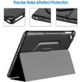 thumbnail image 6 of JETech Case for iPad 9.7-inch (2018/2017 Model, 6th/5th Generation), Double-fold Stand with Shockproof TPU Back Cover, Auto Wake/Sleep （Black）, 6 of 6