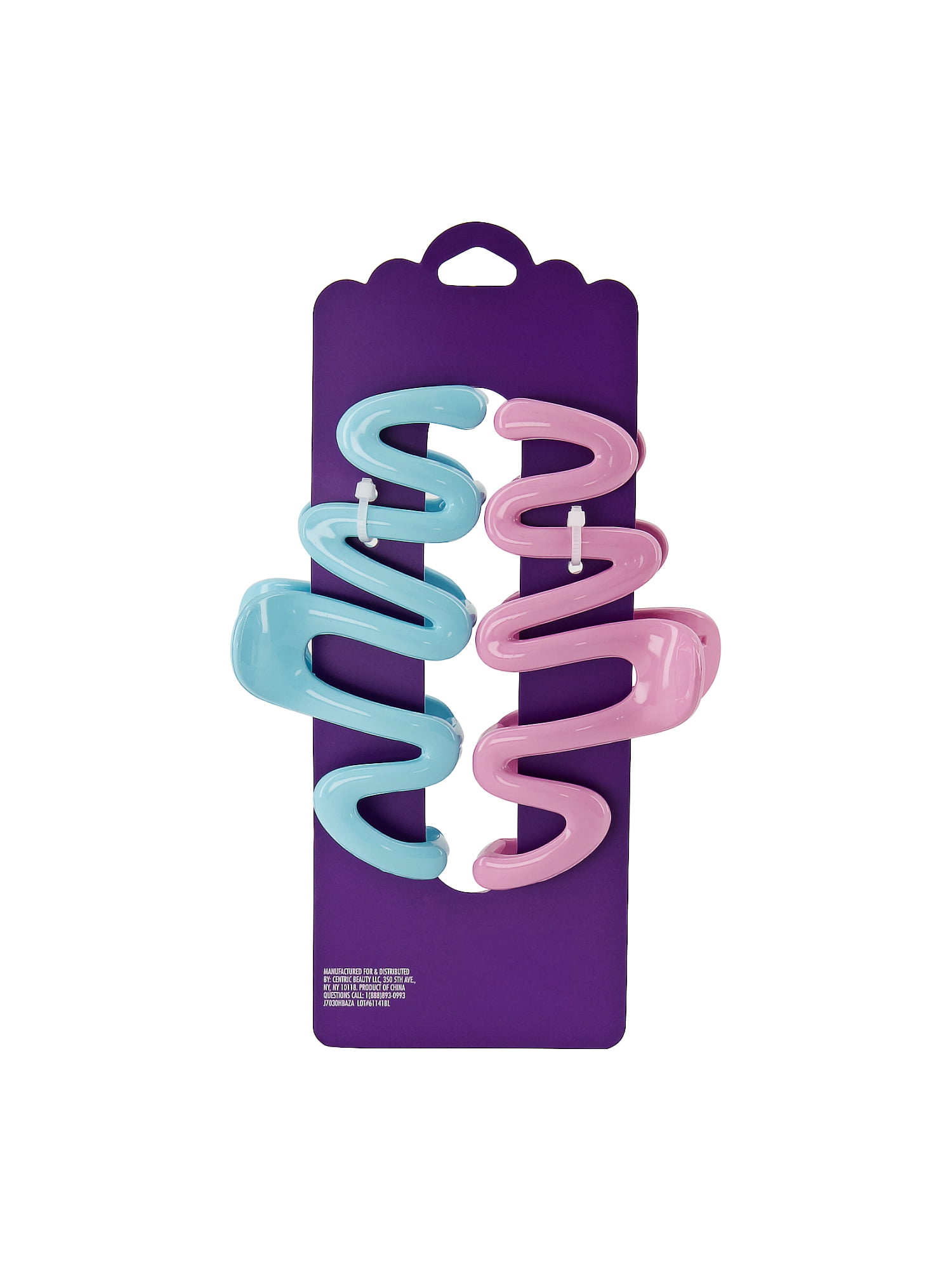 Claire's Hair Jumbo Wavy Claws - Glossy