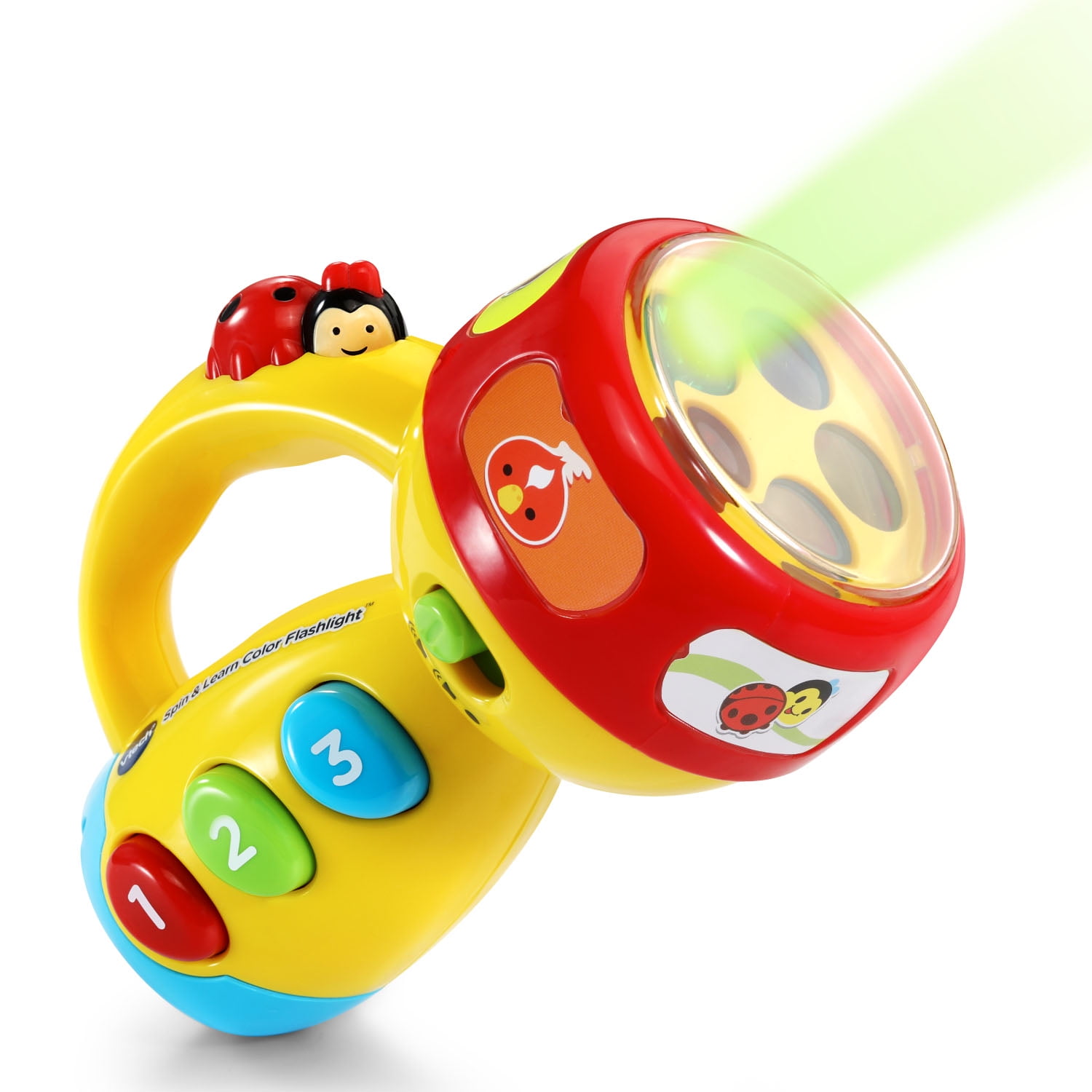 Super Bright LED+Sound Flashlight Keychain with Spin and Turbo Sound Toy SOS Light Novelty Innovative Gift for Dad,Boyfriend Pink