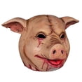 thumbnail image 3 of Máscara de cabeza de cerdo de Halloween, motosierra 9, capucha de cabeza de cerdo de terror, máscara de cara de fantasma de terror de látex, nuevo cerdo de terror 2021 1, 3 of 6