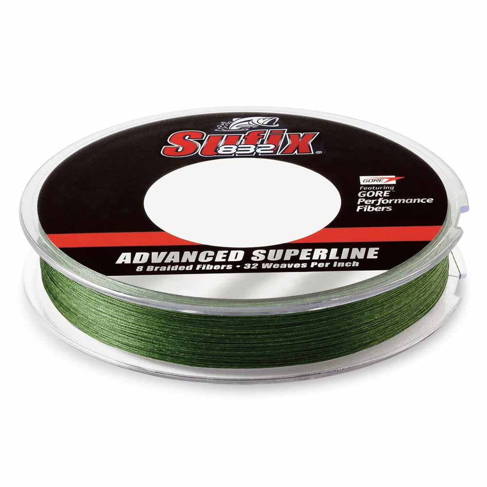 Sufix 660-120Y Advanced Superline 832 Braid 20 Lb Hivis Yellow 300 Yd 
