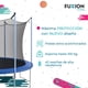 thumbnail image 2 of Trampolín para Niños, Fuxion Toys, 3.04 m de Diámetro, Resortes Resistentes, Malla de Seguridad azul Unitalla, 2 of 8