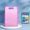 Pink, variant on Handheld A4 Paper Storage Bag, Heavy-Duty Plastic Vertical Document Folder with Label Sticker, Large Capacity Portable Classified Paper Organizer for Home Office