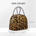 thumbnail image 2 of Fotbe Golden Leopard Glitter Bolsa de Almuerzo con Estampado, Lonchera Aislada, Contenedor de Comida Reutilizable Tipo Cooler a Prueba de Fugas, 2 of 6