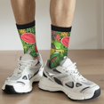 thumbnail image 6 of Haiem Fruits Vegetables And Berries Pattern Crew Socks – Soft & Durable Moisture-wicking Socks, Stay-Up Fit for Business, Work, and Casual Wear Size 5-11, 6 of 6