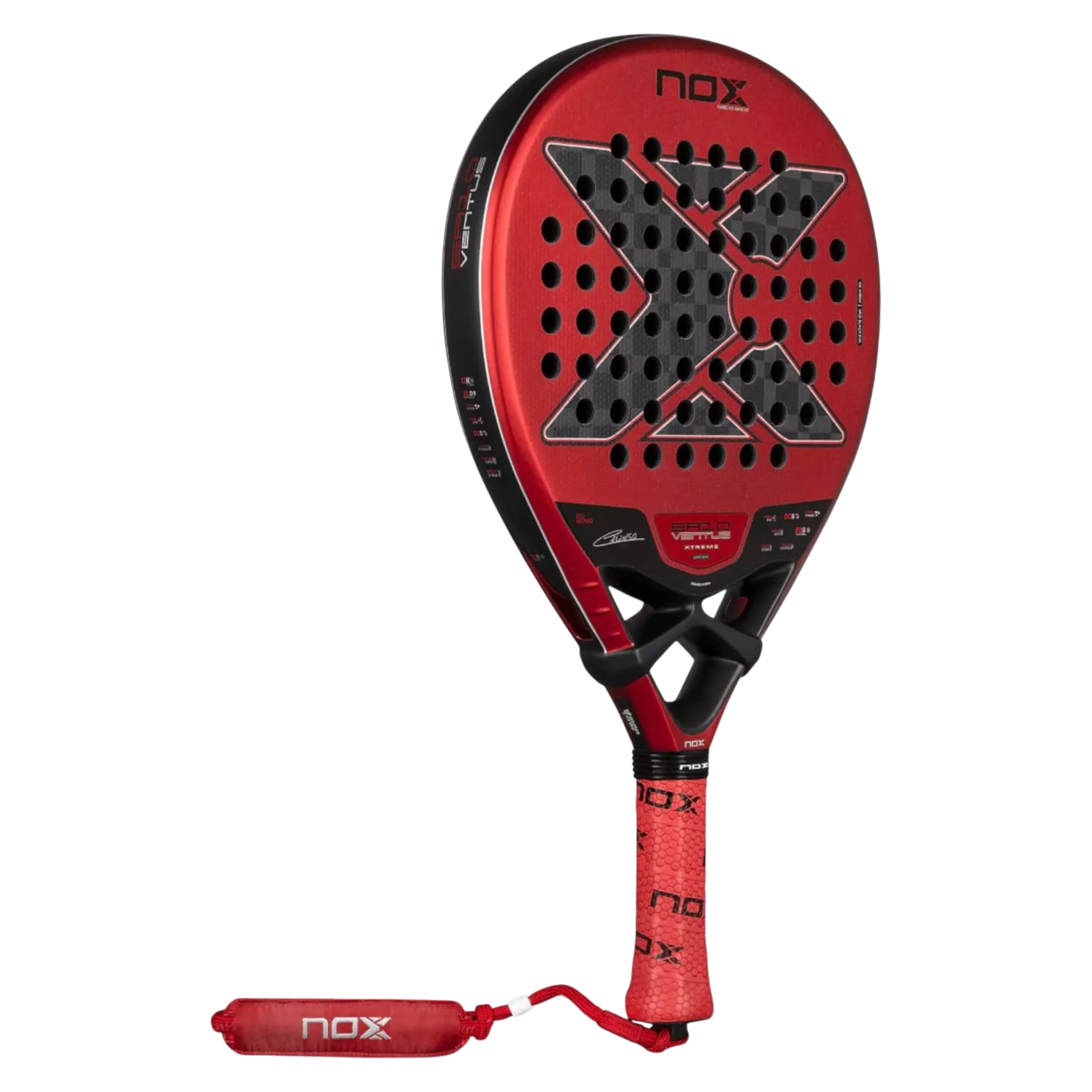 Nox Sport Padel Racket EA10 Ventus Hybrid 12K XTREM 2026 Edu Alonso Advanced Carbon 75 in Head Size