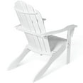 thumbnail image 3 of YYAo Adirondack Chair, Outdoor Reclining Chair,Acacia Wood Outdoor Adirondack Chair with Ergonomic Design-White, 3 of 11