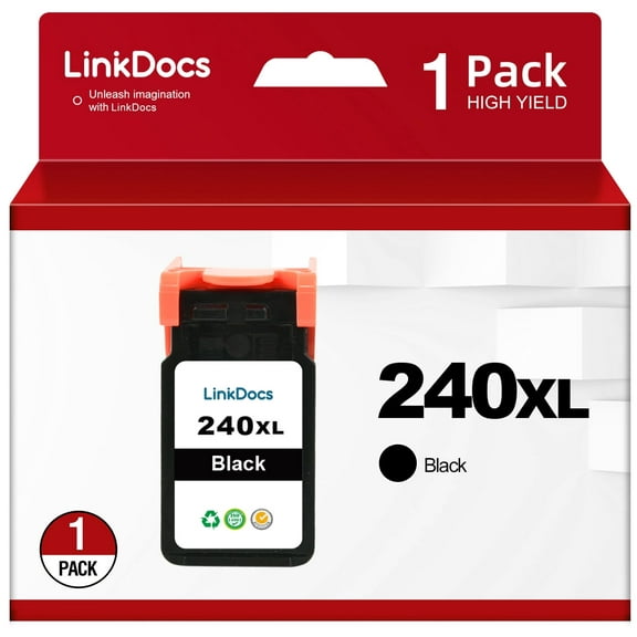 240XL Ink Cartridge for Canon ink 240 and 241 241XL PG-240XL CL-241XL for Canon PIXMA MG3620 MG3520 MX452 MX532 MX472 MX512 Printer ink (1-Black)