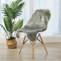 Home Soft Things Faux Fur Rug - Drizzle grey - 24" x 36"