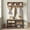 Rustic Brown, variant on Finmind Entryway Coat Racks with Shoe Storage Bench, Industrial Hall Tree with 3 Storage Cubbies and 7 Hooks for Entrance, Hallway, 5-in-1 Design, Rustic Brown
