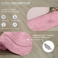 thumbnail image 4 of HOME WEAVERS Waterford Collection Bathroom Rug 100% Cotton Tufted Bath Rug, Extra Soft and Absorbent Bath Rugs, Non-Slip Bath Mats, Machine Washable bath rugs for Bathroom, 24"x40" Rectangle, Pink, 4 of 9