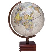 Mariner Plus 17 In. Tall X 12 In. Dia. Decorative Desktop World Globe