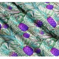 thumbnail image 3 of Soimoi Cotton Cambric Fabric Leaves & Pine Fruits Print Sewing Fabric Yard 56 Inch Wide, 3 of 7