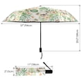 thumbnail image 3 of Lovely Koalas and Leaves Compact Sun Umbrella Windproof Travel Umbrellas for Rain Strong Portable UV Protection, 3 of 8