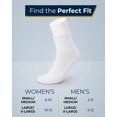 thumbnail image 7 of Pembrook Unisex Non-Binding Diabetic Ankle Socks, Bright Colors, Large, 6 Pairs, 7 of 7