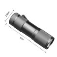 thumbnail image 4 of 9 LED UV Blacklight Flashlight Aluminium Mini Torch 3AAA Battery for Note Credit Card Detection 10000H Life, 4 of 8