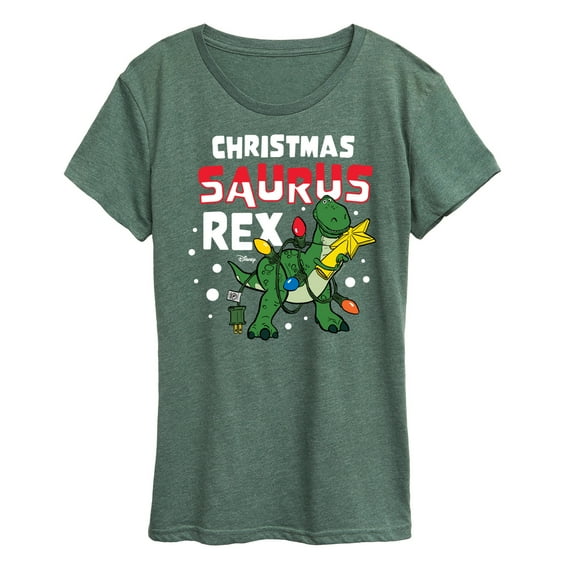 Toy Story - Christmas Saurus Rex - Women's Short Sleeve Graphic T-Shirt