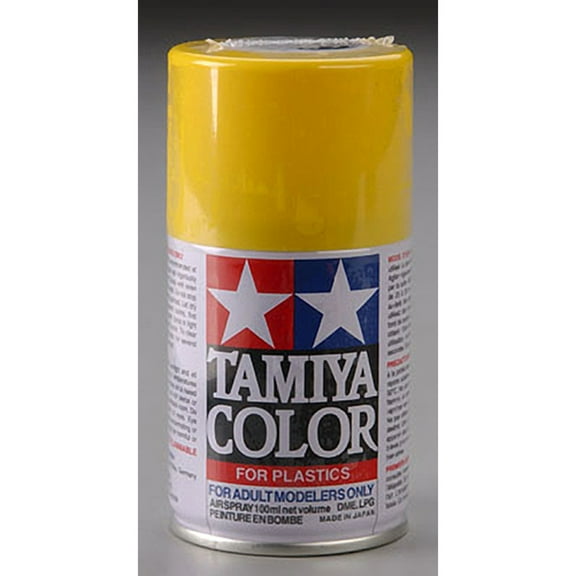 Tamiya Spray Lacquer TS-16 Yellow TAM85016 Lacquer Primers & Paints