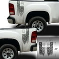 thumbnail image 2 of Betsy Ross Flag 1776 Distressed American USA US Flag Rear Truck Bed Vinyl Decal Sticker fits Most Pickup Trucks 13 Stars EUA Flag Rear Graphic Founding Fathers Flag (11" x 25", Dark Gray), 2 of 8