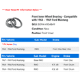 thumbnail image 2 of Front Inner Wheel Bearing - Compatible with 1964 - 1969 Ford Mustang 1965 1966 1967 1968, 2 of 2