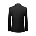 thumbnail image 7 of Men's Slim Fit 3-Piece Suit Set Business Formal Tuxedo Blazer Vest Pants Wedding Party Prom Casual, 7 of 7