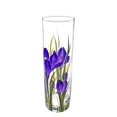 thumbnail image 1 of Victoria Bella 43767/260/CR 10.5"-Height Glass Vase "Crocus", Hand Painted, Handmade, Glass Centerpiece Vase, 1 of 2