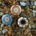 thumbnail image 7 of Perilla Home Set of 6 Knob (Ceramic with 24 K Gold) Decorative Knobs for Home Kitchen Cabinet Hardware Cupboard Door Dresser Wardrobe and Drawer Pulls (Marigold Light Blue), 7 of 7