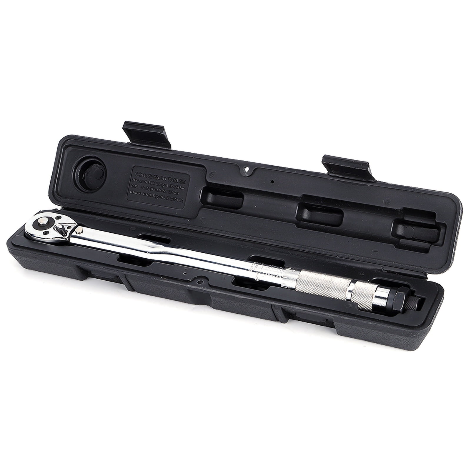 Sarapandan High Precision 3/8in Torque Wrench Set, 19-110NM Ratcheting Spanner for Auto Repair, Quick Release & Preset with Accessories