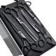 thumbnail image 1 of 7.0in Stainless Steel 6 In 1 Professional Dog Grooming Scissors Kit, Heavy 4cr Titanium Coated Strai, 1 of 5