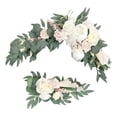 thumbnail image 3 of Guirnalda de flores artificiales decorativa con hojas verdes para centro de mesa colgante Opción 5 F, 3 of 9