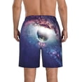 thumbnail image 3 of Yiaed Planets Stars And Galaxies Print Men's Swim Trunks with Lining Quick Dry Sports Shorts Beach Shorts Boardshorts-X-Large, 3 of 5