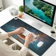 thumbnail image 6 of Wobogo Burning Basketball Heated Mouse Pad Extra-Large Desk Mat With 3 Heating Levels and 3-hour Auto Shut-Off Protection Ideal for Computer Keyboards Home Office Hand-warming Essential 31.5in × 13in, 6 of 9