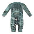 thumbnail image 6 of Demon Slayer Muichiro Tokito Baby Onesie Romper Footless Infant Long Sleeve Jumpsuit for Boys Girls, 6 of 8