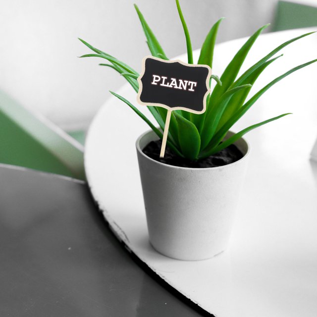 OUNONA 10 Pack Mini Chalkboards for Message Boards Lightweight Boxwood Signs Perfect for Weddings and Crafts