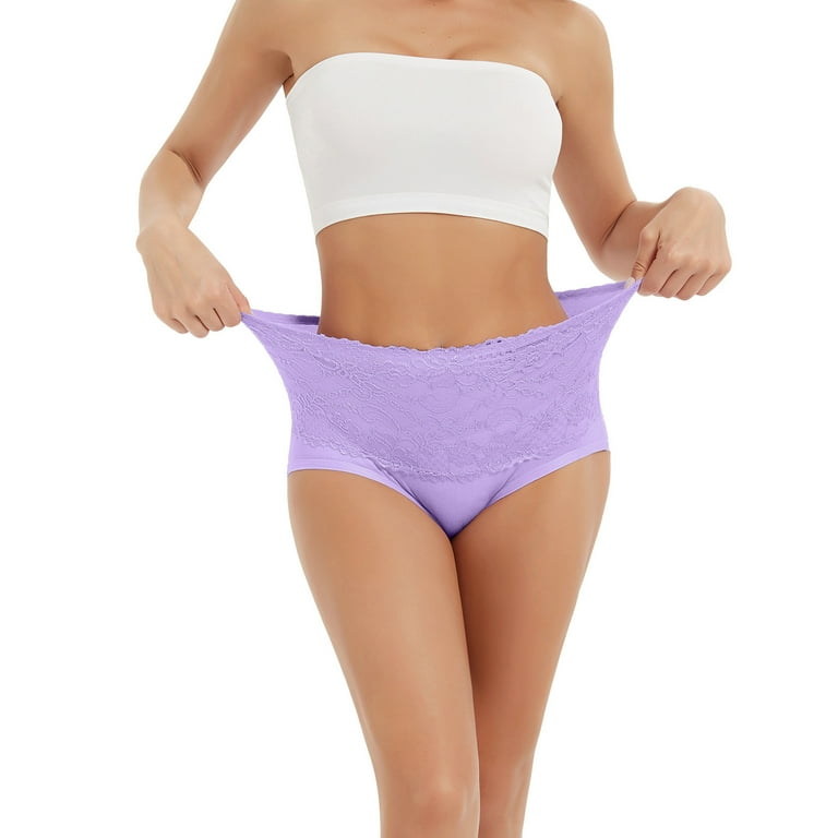 TAIAOJING Cotton Underwear For Women Shapewear Panties For High