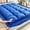 Blue, variant on Ultra-thick mattress cover, with cushioning, machine washable, comfortable and breathable(black,Queen)