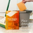 thumbnail image 3 of Floor Cleaner Sheets (Concentrated Dissolvable Cleaning Sheets for Use in Buckets & Re-fillable Spray Mops), Lime Scent - Pack of 30, 3 of 8
