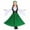 Green, variant on Cowsor Renaissance Dress for Kids Girls Medieval Princess Dresses Off Shoulder Bell Sleeve Victorian Dress