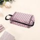 thumbnail image 3 of 1 Pc Bolsa de Maquillaje con Patrón de Corazón de Malla para Actividades al Aire Libre, Tela de Malla Rosa, 3 of 5