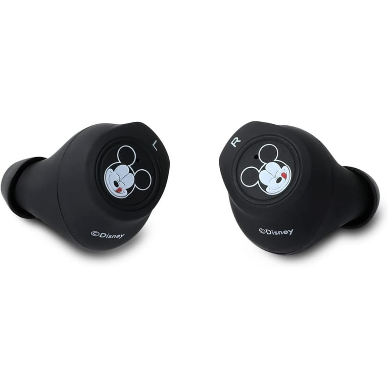 Disney Mickey Mouse Bluetooth Earbuds with Charging Case- Bluetooth  Wireless Headset with Built-in Mic and 30 Hours of Playtime- Disneyland  Essentials