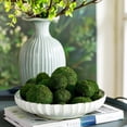 thumbnail image 2 of 18PCS Decorative Faux Moss Balls for Bowls and Vases, Artificial Dried Moss Ball Set, Green Decorative Bowl Fillers for Table Centerpieces, Farmhouse Home Decor, Wedding and Seasonal Display, 2 of 7
