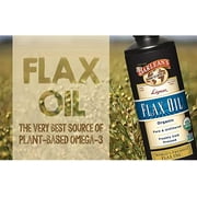 Barleans Organic Lignan Flax Oil - ALA Omega-3 Fatty Acids for Improving Heart Health - Vegan, USDA Organic, Non-GMO, Gluten Free - 12 oz