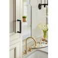 thumbnail image 2 of Amerock Balata 3-3/4 inch (96mm) Center-to-Center Matte Black Cabinet Pull, 2 of 6