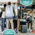 thumbnail image 5 of Bramble 34" Waterproof Universal Infant Car Seat Travel Bag for Airplane, Gray, 5 of 8
