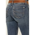 thumbnail image 4 of Shyanne Women's Shay Mid Rise Bootcut Performance Stretch Denim Jeans Medium Wash 24W x 36L, 4 of 4