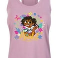 thumbnail image 3 of Disney's Encanto - Mirabel Floral - Women's Racerback Tank Top, 3 of 5