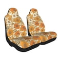 thumbnail image 3 of Car Seat Covers Are Protected From Dust And Spillage And Elastic Straps Are Easy To Install For Easy Car Suv Truck Delivery Groovy Flowers (7) 1, 3 of 8